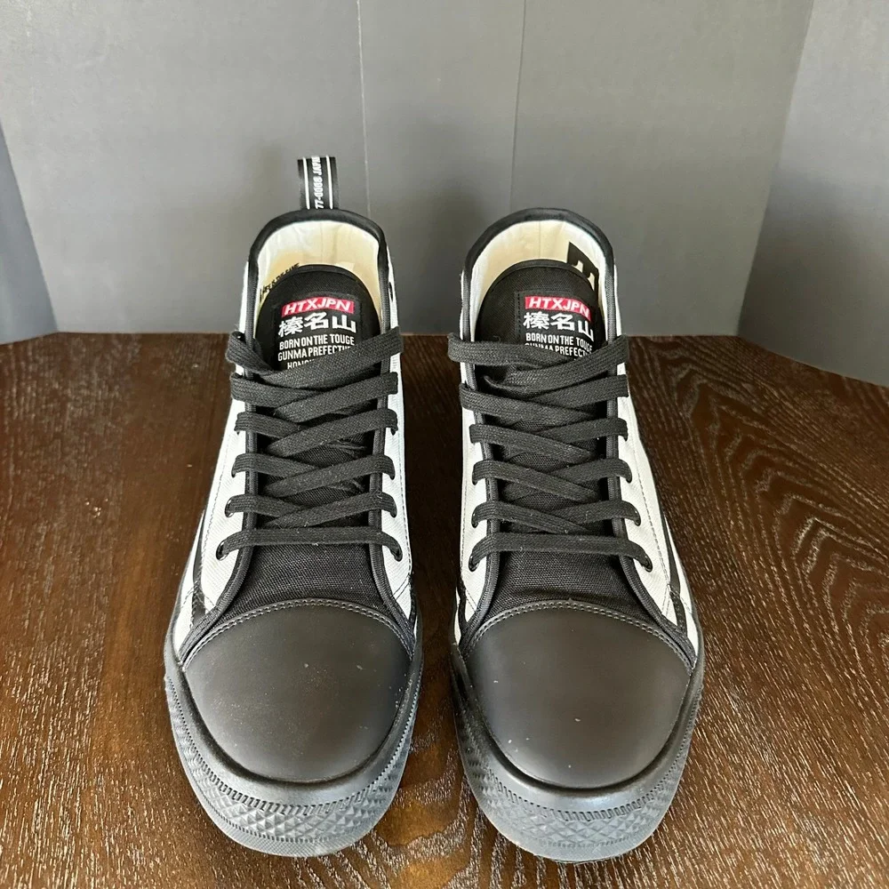 HTXJPN FUJI 2 High Top‎ Sneakers Panda Black White Canvas Men's Size 11